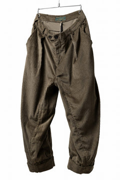 画像をギャラリービューアに読み込む, Aleksandr Manamis Corduroy Panel Pant (BROWN)