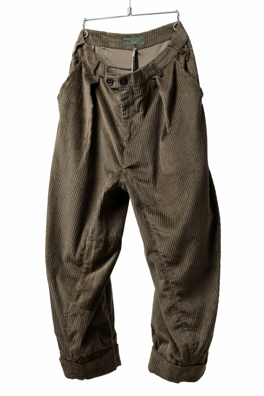 画像をギャラリービューアに読み込む, Aleksandr Manamis Corduroy Panel Pant (BROWN)