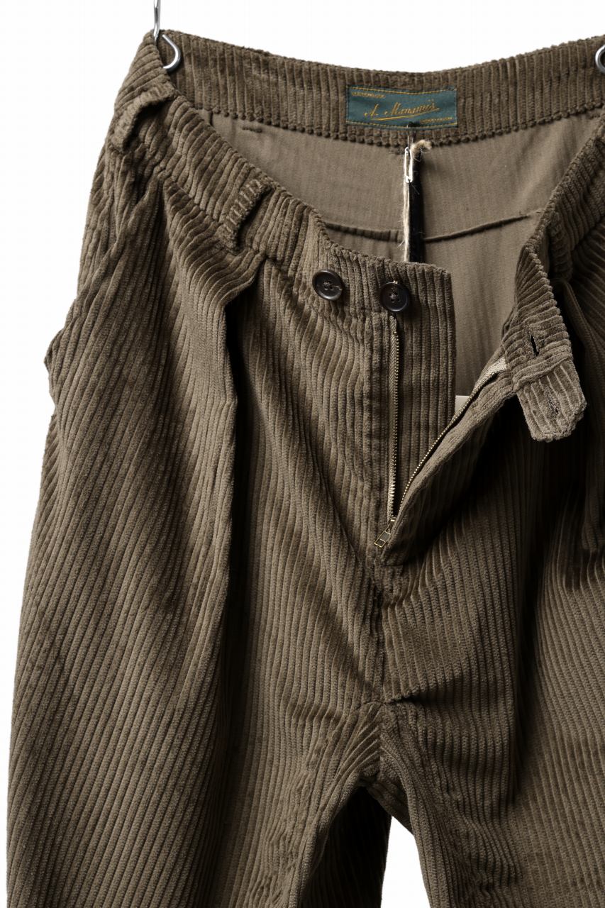 画像をギャラリービューアに読み込む, Aleksandr Manamis Corduroy Panel Pant (BROWN)
