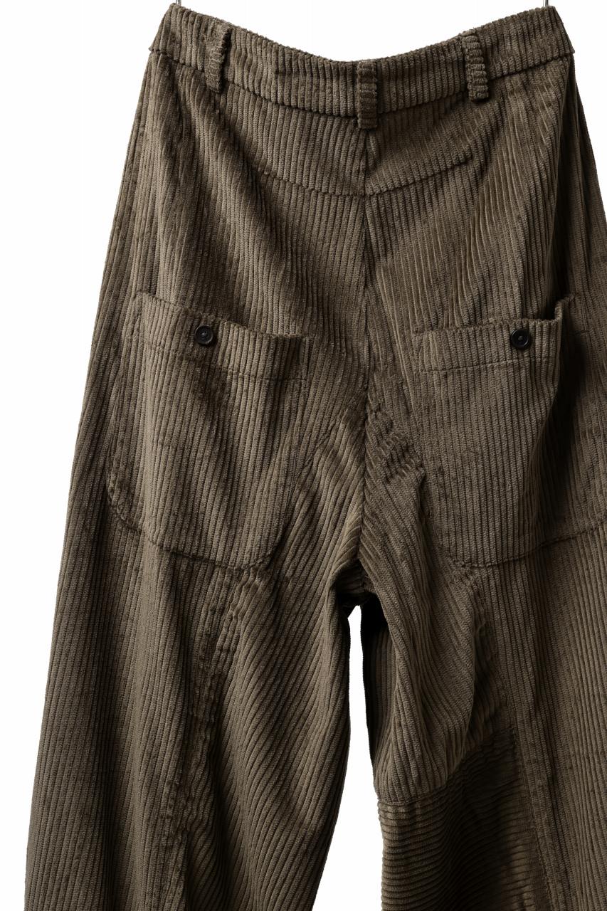 画像をギャラリービューアに読み込む, Aleksandr Manamis Corduroy Panel Pant (BROWN)
