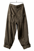 画像をギャラリービューアに読み込む, Aleksandr Manamis Corduroy Panel Pant (BROWN)