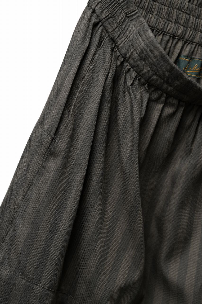 画像をギャラリービューアに読み込む, Aleksandr Manamis A Shape Ruffle Edge Pant (STRIPES)