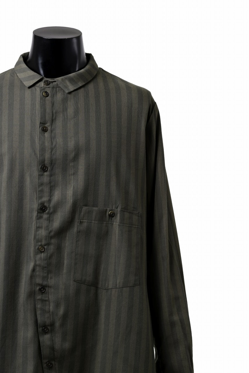 画像をギャラリービューアに読み込む, Aleksandr Manamis Asymmetric Striped Shirt (STRIPES)