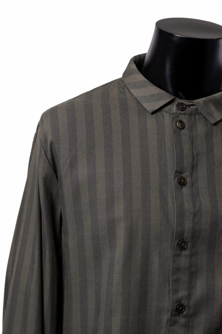 画像をギャラリービューアに読み込む, Aleksandr Manamis Asymmetric Striped Shirt (STRIPES)