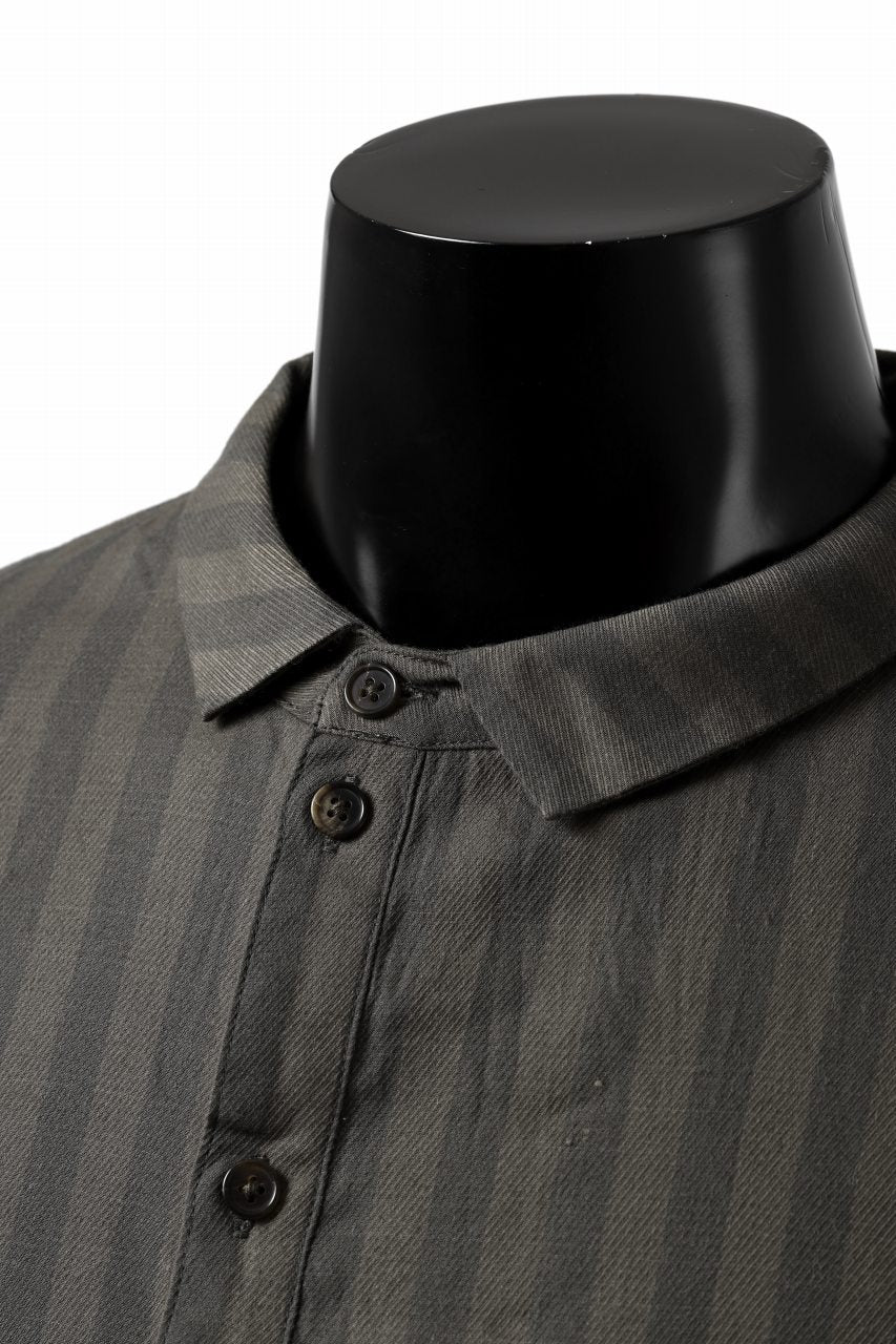 画像をギャラリービューアに読み込む, Aleksandr Manamis Asymmetric Striped Shirt (STRIPES)