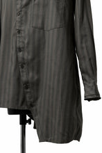 画像をギャラリービューアに読み込む, Aleksandr Manamis Asymmetric Striped Shirt (STRIPES)