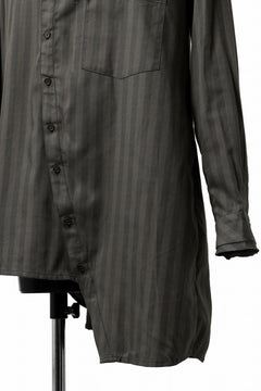 画像をギャラリービューアに読み込む, Aleksandr Manamis Asymmetric Striped Shirt (STRIPES)