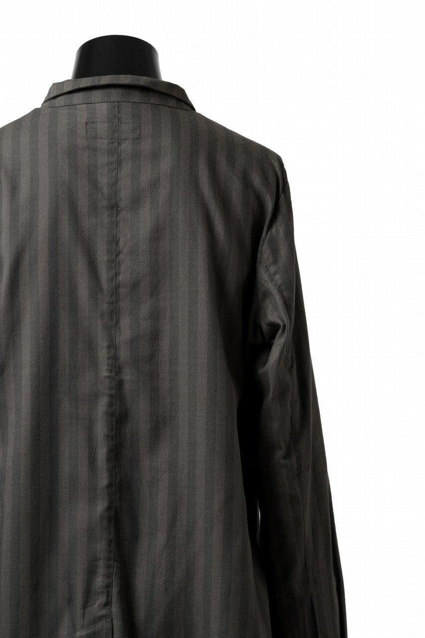 画像をギャラリービューアに読み込む, Aleksandr Manamis Asymmetric Striped Shirt (STRIPES)