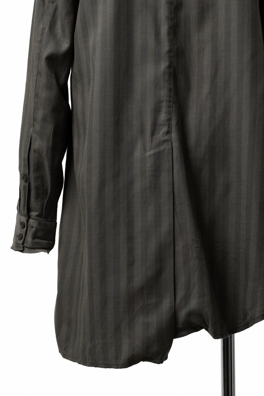 画像をギャラリービューアに読み込む, Aleksandr Manamis Asymmetric Striped Shirt (STRIPES)