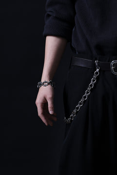 画像をギャラリービューアに読み込む, Loud Style Design - GET IN THE RING - DEMONIC FUEL - "LGB-007" SILVER BRACELET