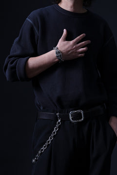 画像をギャラリービューアに読み込む, Loud Style Design - GET IN THE RING - DEMONIC FUEL - "LGB-007" SILVER BRACELET