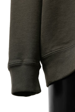 画像をギャラリービューアに読み込む, Ten c COTTON JERSEY SWEAT SHIRT / GARMENT DYED (DARK OLIVE)