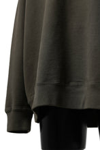 画像をギャラリービューアに読み込む, Ten c COTTON JERSEY SWEAT SHIRT / GARMENT DYED (DARK OLIVE)