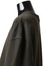 画像をギャラリービューアに読み込む, Ten c COTTON JERSEY SWEAT SHIRT / GARMENT DYED (DARK OLIVE)