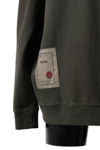 画像をギャラリービューアに読み込む, Ten c COTTON JERSEY SWEAT SHIRT / GARMENT DYED (DARK OLIVE)