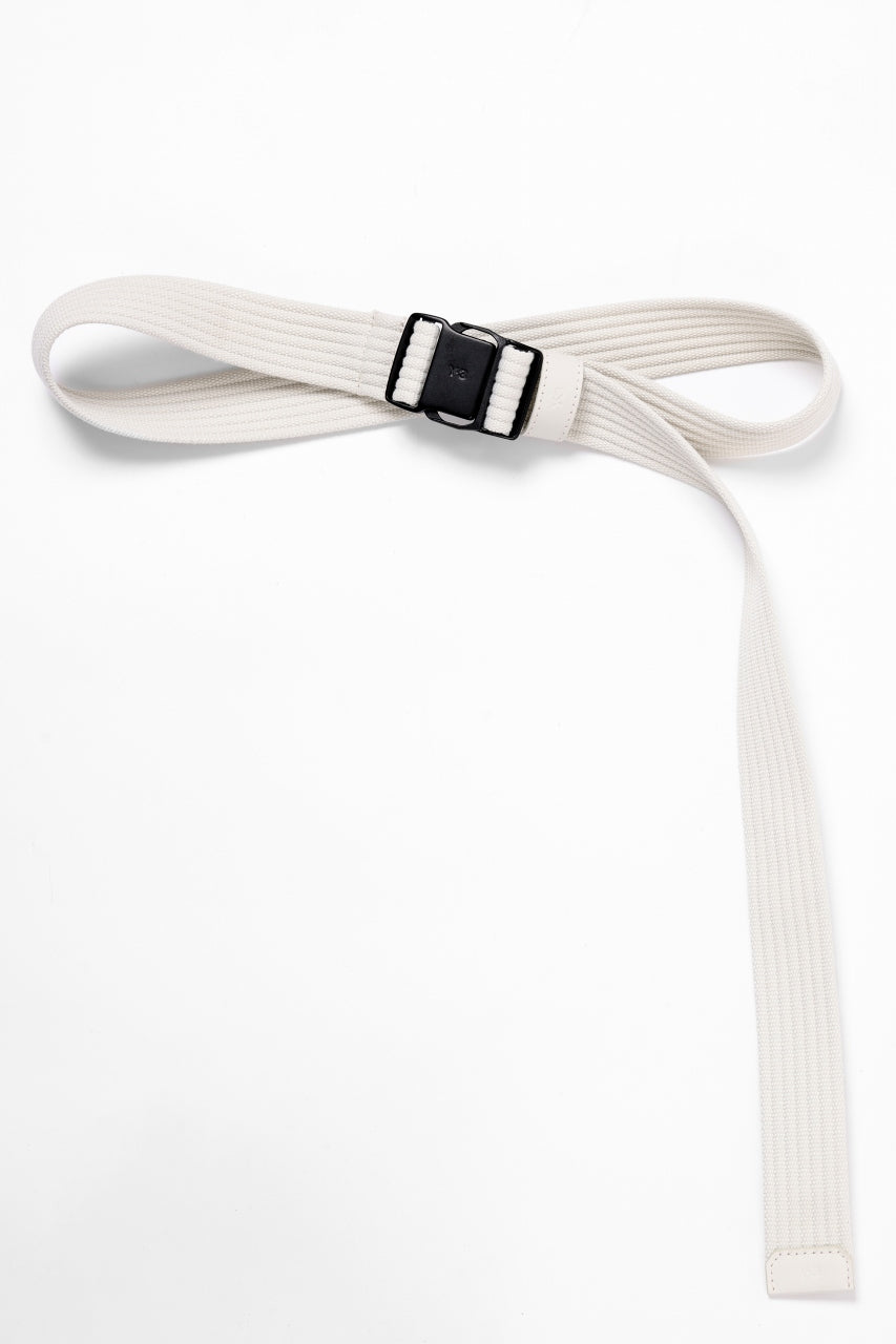 画像をギャラリービューアに読み込む, Y-3 Yohji Yamamoto CLASSIC LOGO BELT (WHITE)
