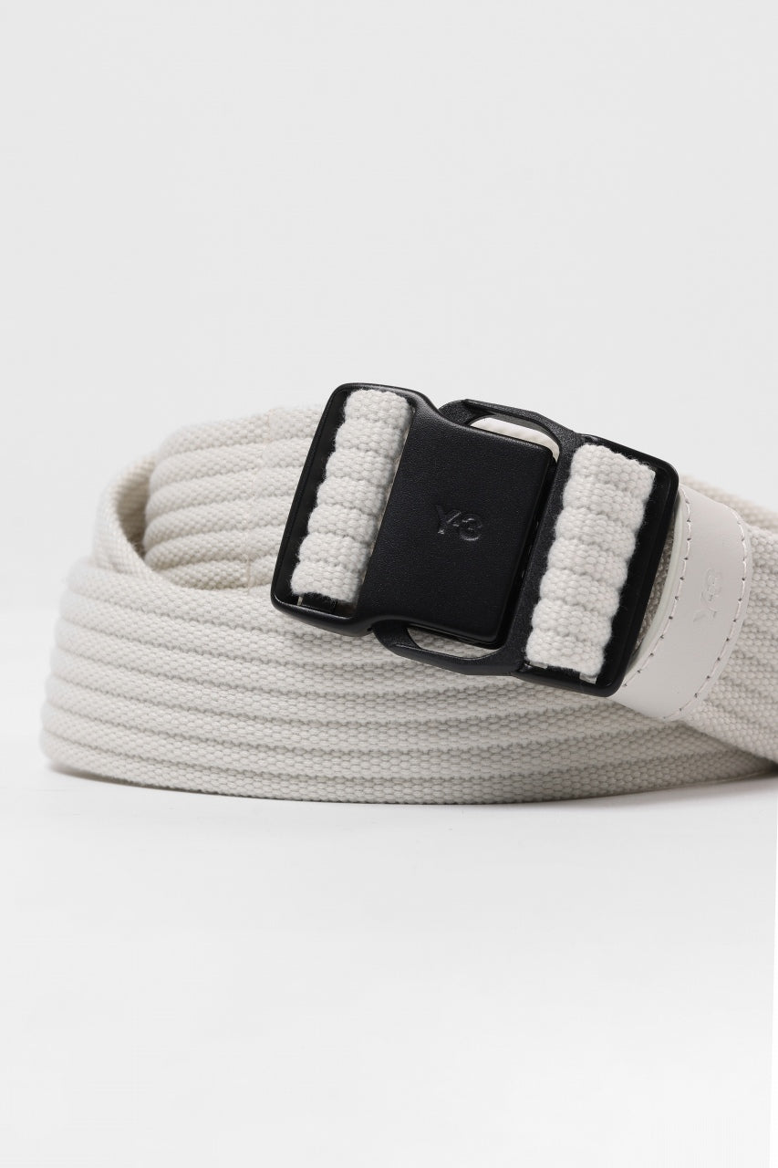 画像をギャラリービューアに読み込む, Y-3 Yohji Yamamoto CLASSIC LOGO BELT (WHITE)