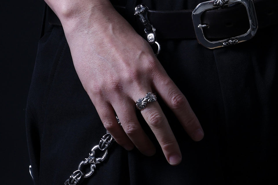 画像をギャラリービューアに読み込む, Loud Style Design - GET IN THE RING "UR-018" SILVER RING