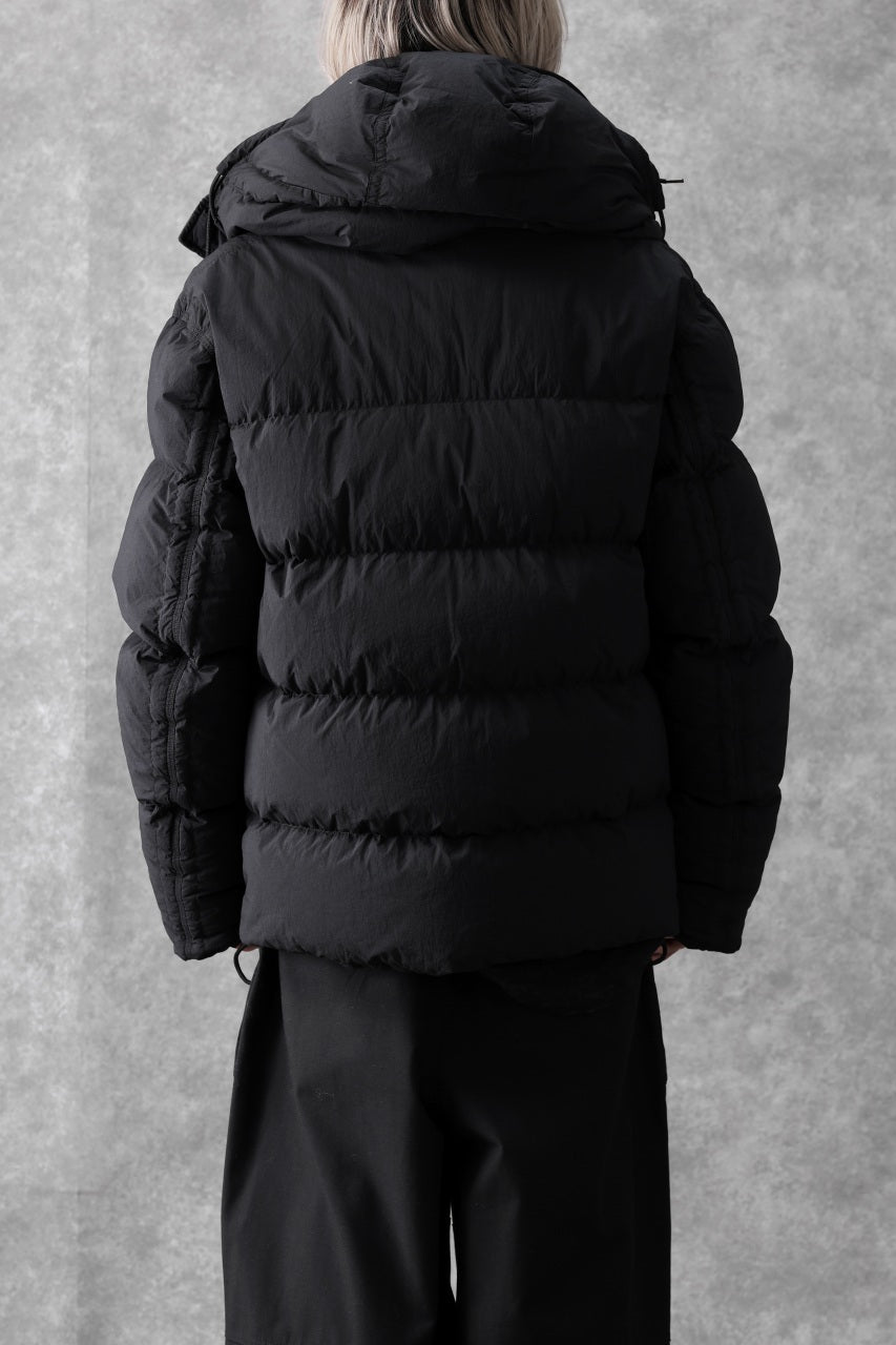 画像をギャラリービューアに読み込む, Ten c SURVIVAL DOWN JACKET / GARMENT DYED (BLACK)