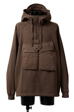 画像をギャラリービューアに読み込む, Ten c MULTI POCKET ZIP HOODIE / GARMENT DYED (BROWN)