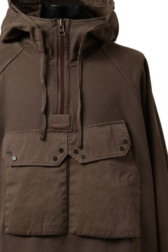 画像をギャラリービューアに読み込む, Ten c MULTI POCKET ZIP HOODIE / GARMENT DYED (BROWN)