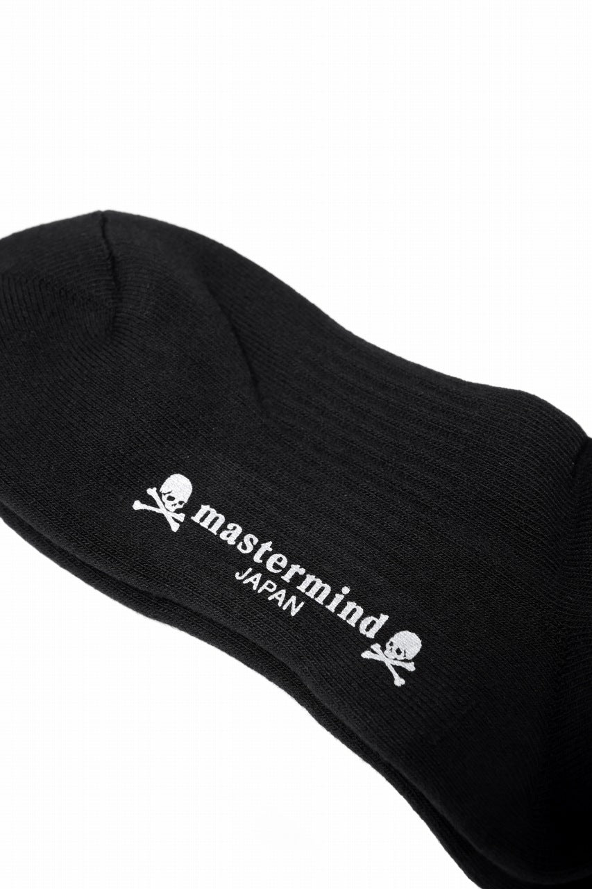 画像をギャラリービューアに読み込む, mastermind JAPAN SOCKS / SKULL LOGO (BLACK)