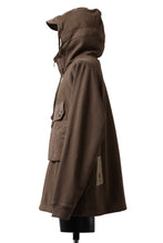画像をギャラリービューアに読み込む, Ten c MULTI POCKET ZIP HOODIE / GARMENT DYED (BROWN)