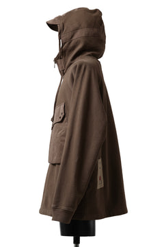画像をギャラリービューアに読み込む, Ten c MULTI POCKET ZIP HOODIE / GARMENT DYED (BROWN)
