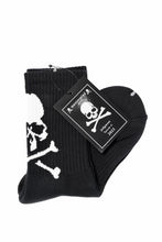 画像をギャラリービューアに読み込む, mastermind JAPAN SOCKS / SKULL LOGO (BLACK)