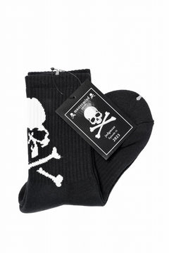 画像をギャラリービューアに読み込む, mastermind JAPAN SOCKS / SKULL LOGO (BLACK)