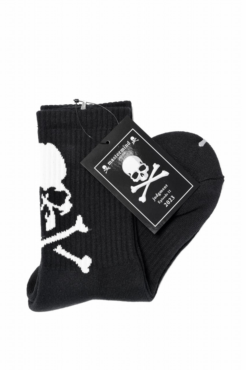 画像をギャラリービューアに読み込む, mastermind JAPAN SOCKS / SKULL LOGO (BLACK)