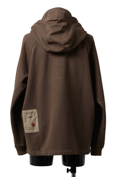 画像をギャラリービューアに読み込む, Ten c MULTI POCKET ZIP HOODIE / GARMENT DYED (BROWN)
