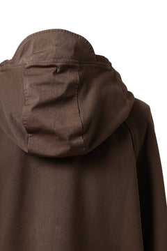 画像をギャラリービューアに読み込む, Ten c MULTI POCKET ZIP HOODIE / GARMENT DYED (BROWN)