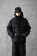 画像をギャラリービューアに読み込む, Ten c SURVIVAL DOWN JACKET / GARMENT DYED (BLACK)