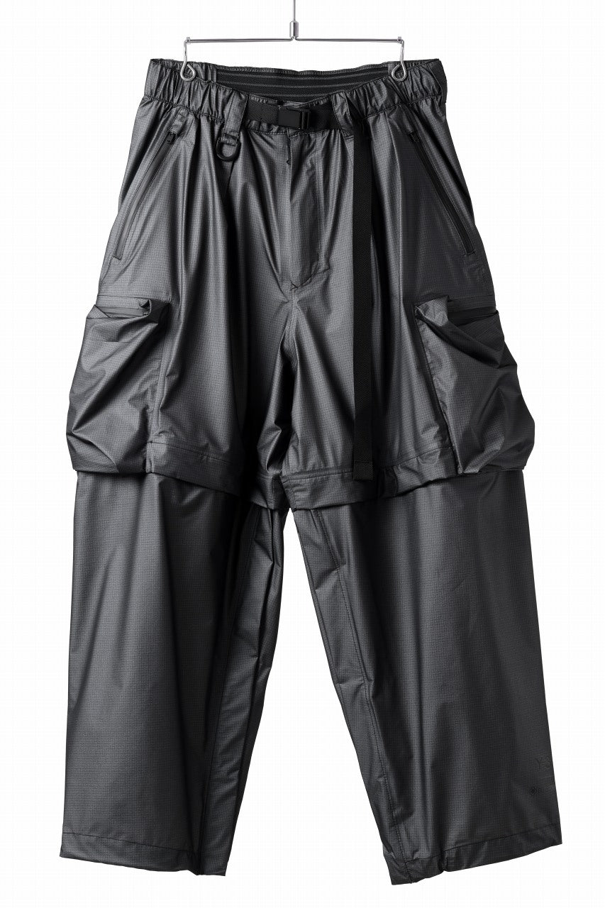 画像をギャラリービューアに読み込む, Y-3 Yohji Yamamoto OUTDOOR 2WAY PANTS / GORE-TEX RIPSTOP (BLACK)