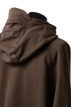 画像をギャラリービューアに読み込む, Ten c MULTI POCKET ZIP HOODIE / GARMENT DYED (BROWN)