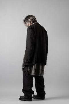 画像をギャラリービューアに読み込む, Y's for men MILITARY DETAIL PANTS / 40 LINEN (BLACK)