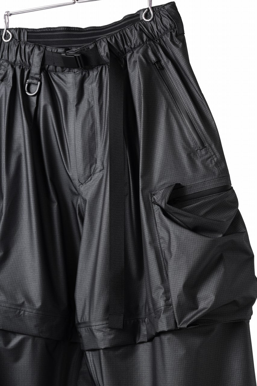 画像をギャラリービューアに読み込む, Y-3 Yohji Yamamoto OUTDOOR 2WAY PANTS / GORE-TEX RIPSTOP (BLACK)