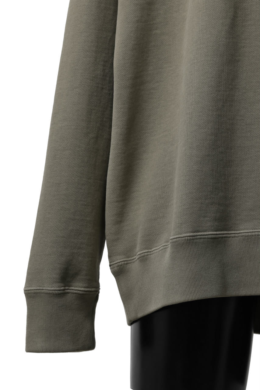 画像をギャラリービューアに読み込む, Ten c COTTON JERSEY SWEAT SHIRT / GARMENT DYED (ASH GRAY)