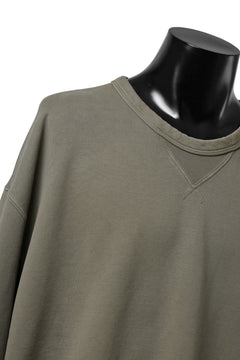 画像をギャラリービューアに読み込む, Ten c COTTON JERSEY SWEAT SHIRT / GARMENT DYED (ASH GRAY)
