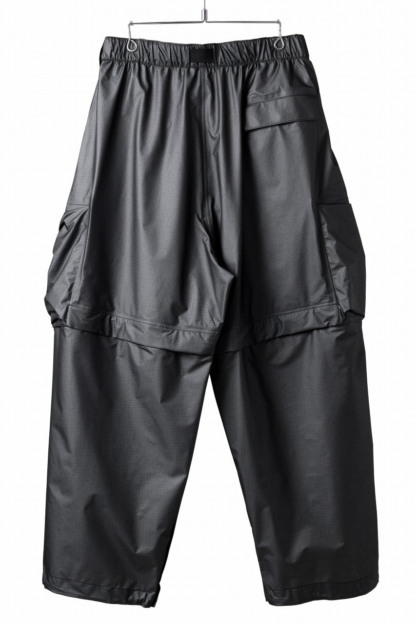 画像をギャラリービューアに読み込む, Y-3 Yohji Yamamoto OUTDOOR 2WAY PANTS / GORE-TEX RIPSTOP (BLACK)
