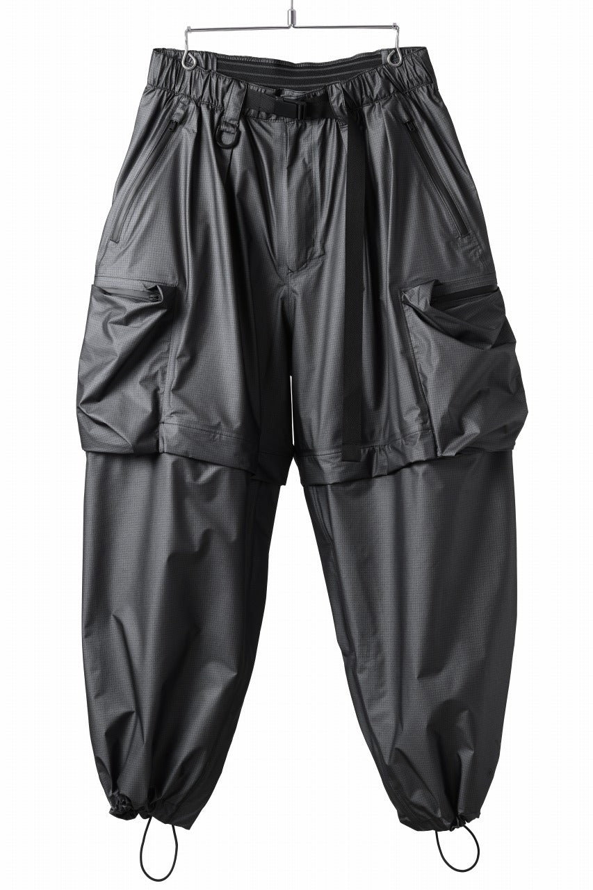 画像をギャラリービューアに読み込む, Y-3 Yohji Yamamoto OUTDOOR 2WAY PANTS / GORE-TEX RIPSTOP (BLACK)