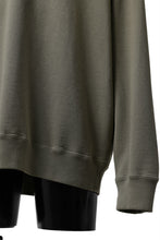 画像をギャラリービューアに読み込む, Ten c COTTON JERSEY SWEAT SHIRT / GARMENT DYED (ASH GRAY)