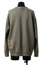 画像をギャラリービューアに読み込む, Ten c COTTON JERSEY SWEAT SHIRT / GARMENT DYED (ASH GRAY)