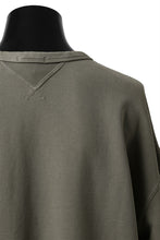 画像をギャラリービューアに読み込む, Ten c COTTON JERSEY SWEAT SHIRT / GARMENT DYED (ASH GRAY)