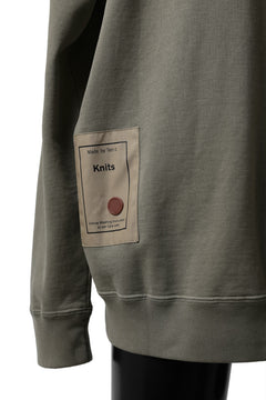 画像をギャラリービューアに読み込む, Ten c COTTON JERSEY SWEAT SHIRT / GARMENT DYED (ASH GRAY)
