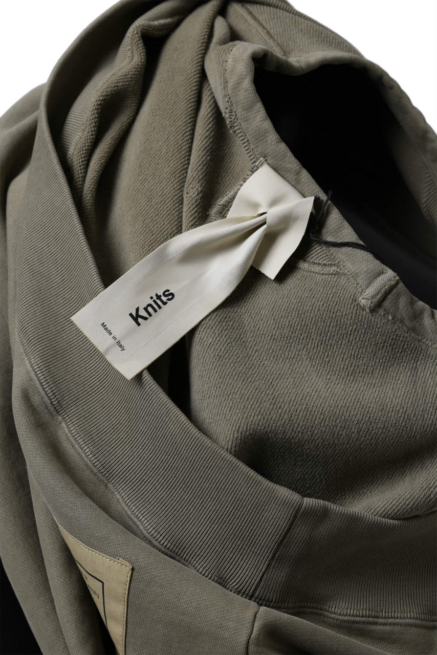 画像をギャラリービューアに読み込む, Ten c COTTON JERSEY SWEAT SHIRT / GARMENT DYED (ASH GRAY)