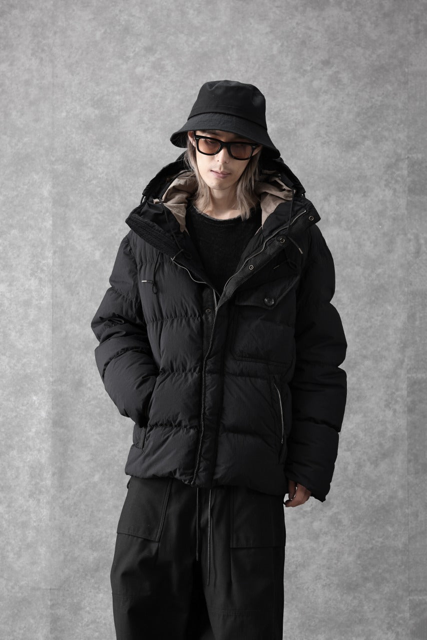 画像をギャラリービューアに読み込む, Ten c SURVIVAL DOWN JACKET / GARMENT DYED (BLACK)