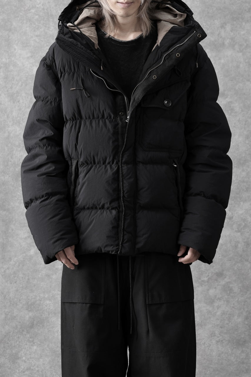 画像をギャラリービューアに読み込む, Ten c SURVIVAL DOWN JACKET / GARMENT DYED (BLACK)