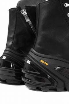 Load image into Gallery viewer, A.F ARTEFACT x Portaille LACE & BIAS ZIP ALEXANDER BOOTS / WAXED HORSE LEAHER (BLACK x WHITE)